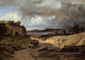 La Campanie romaine alias La Cervara plein air romantisme Jean Baptiste Camille Corot Peinture à l'huile